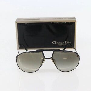 Christian Dior Sunglasses plastic Black Auth